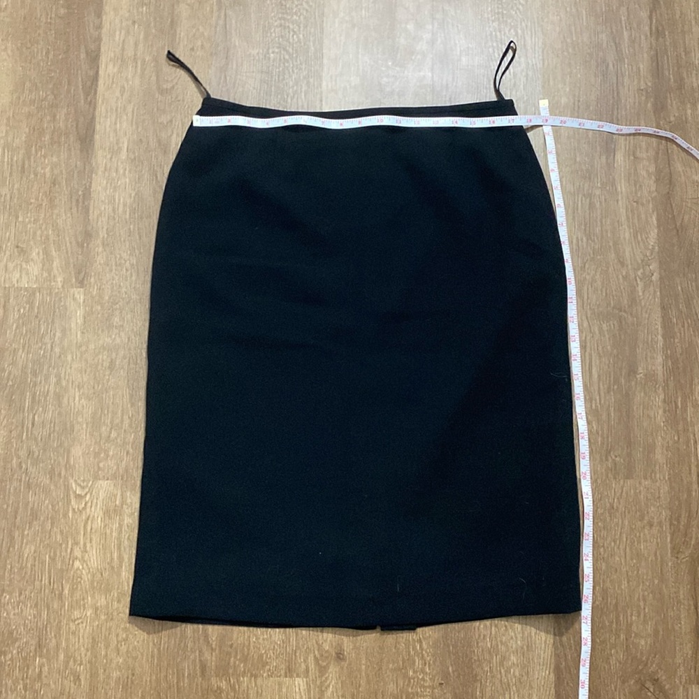 Evan Picone Size 12 Black Pencil Skirt Vintage
